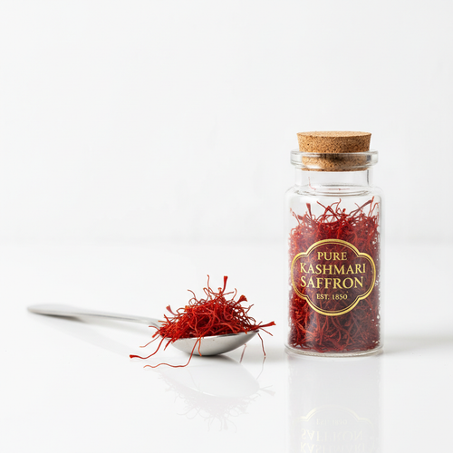 Pure Kashmiri Saffron 10gm - With measuring spoon