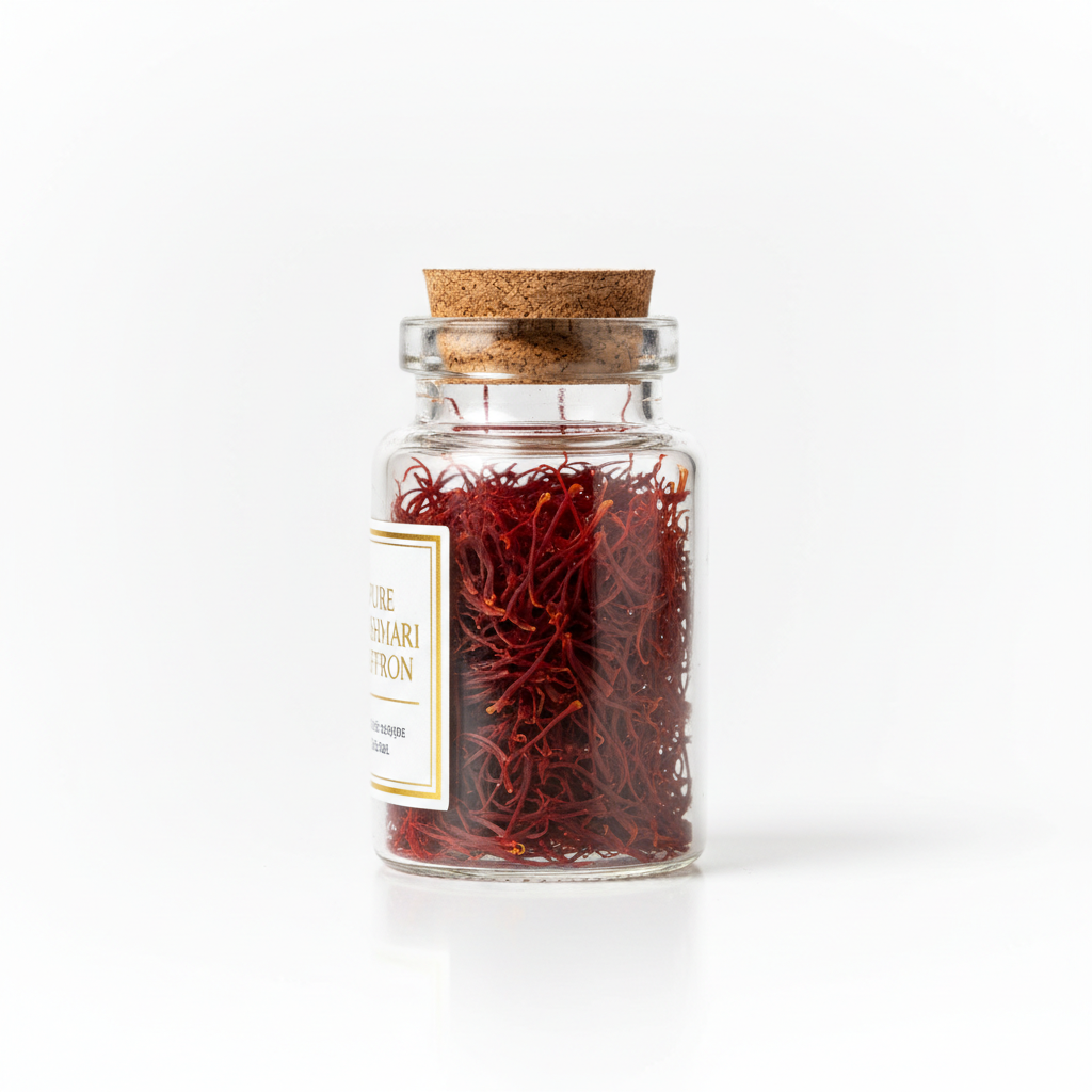 Pure Kashmiri Saffron 10gm - Side angle