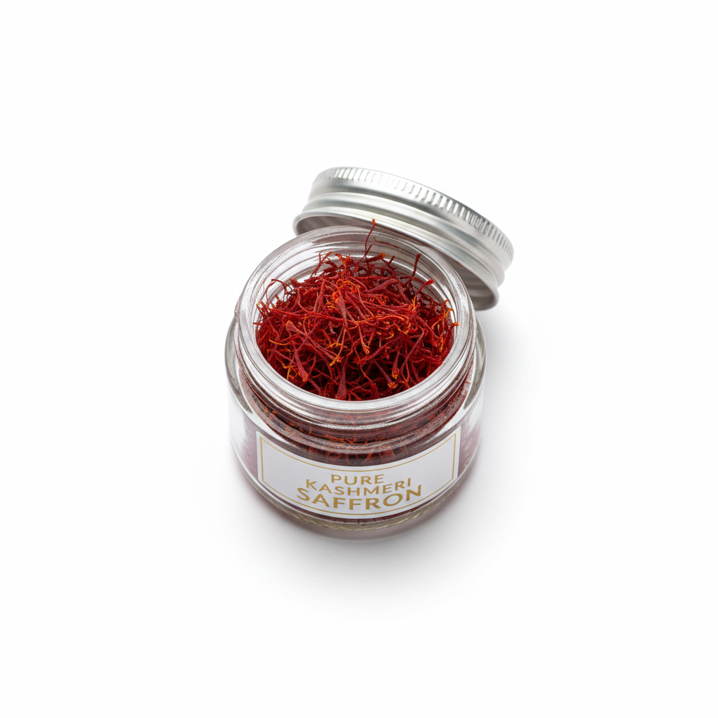 Pure Kashmiri Saffron 10gm - Top view